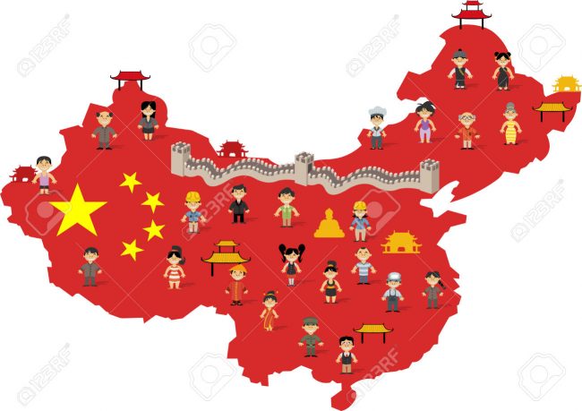 33211310-China-map-with-chinese-happy-cartoon-people-Stock-Vector-japan